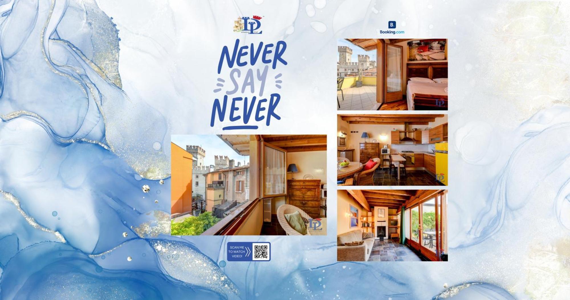 Desenzanoloft Official Partner Marriott Homes & Villas -Penthouse Never Say Never Sirmione Castle View المظهر الخارجي الصورة